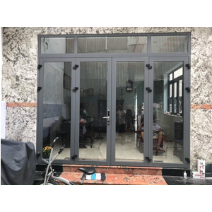 Cửa đi 4 cánh nhôm Xingfa