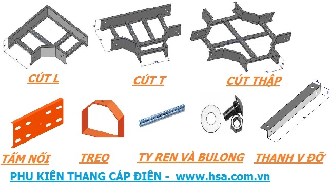 phụ kiện thang cáp điện giá rẻ tại HSA việt nam