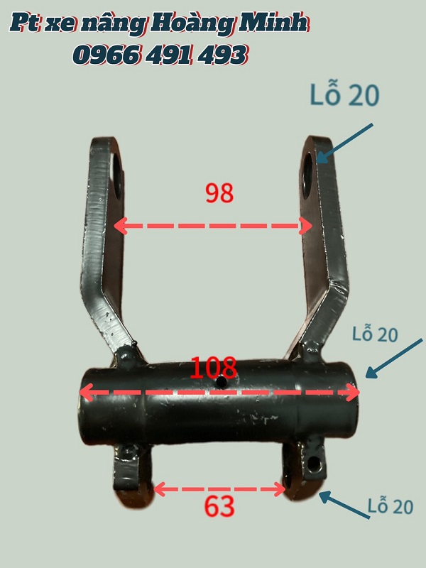 cùm bánh xe nâng tay Ichimen chính hãng