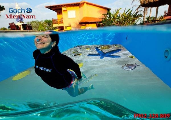 cung cấp gạch 3D sàn hồ bơi