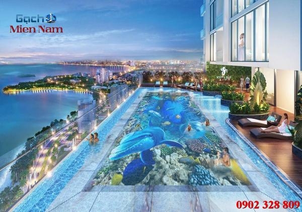 cung cấp gạch 3D sàn hồ bơi