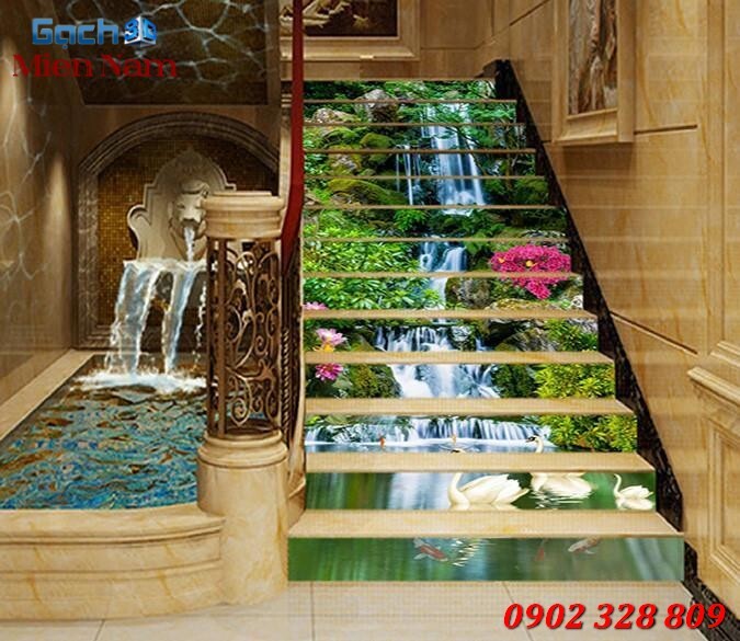 Cung cấp Tranh 3d Cầu thang