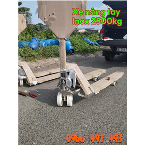 XE NÂNG TAY INOX 2500KG- ICHIMEN 540X1150MM