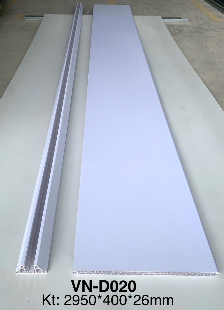 AP-Tấm vách ngăn nhựa giả gỗ 2 mặt