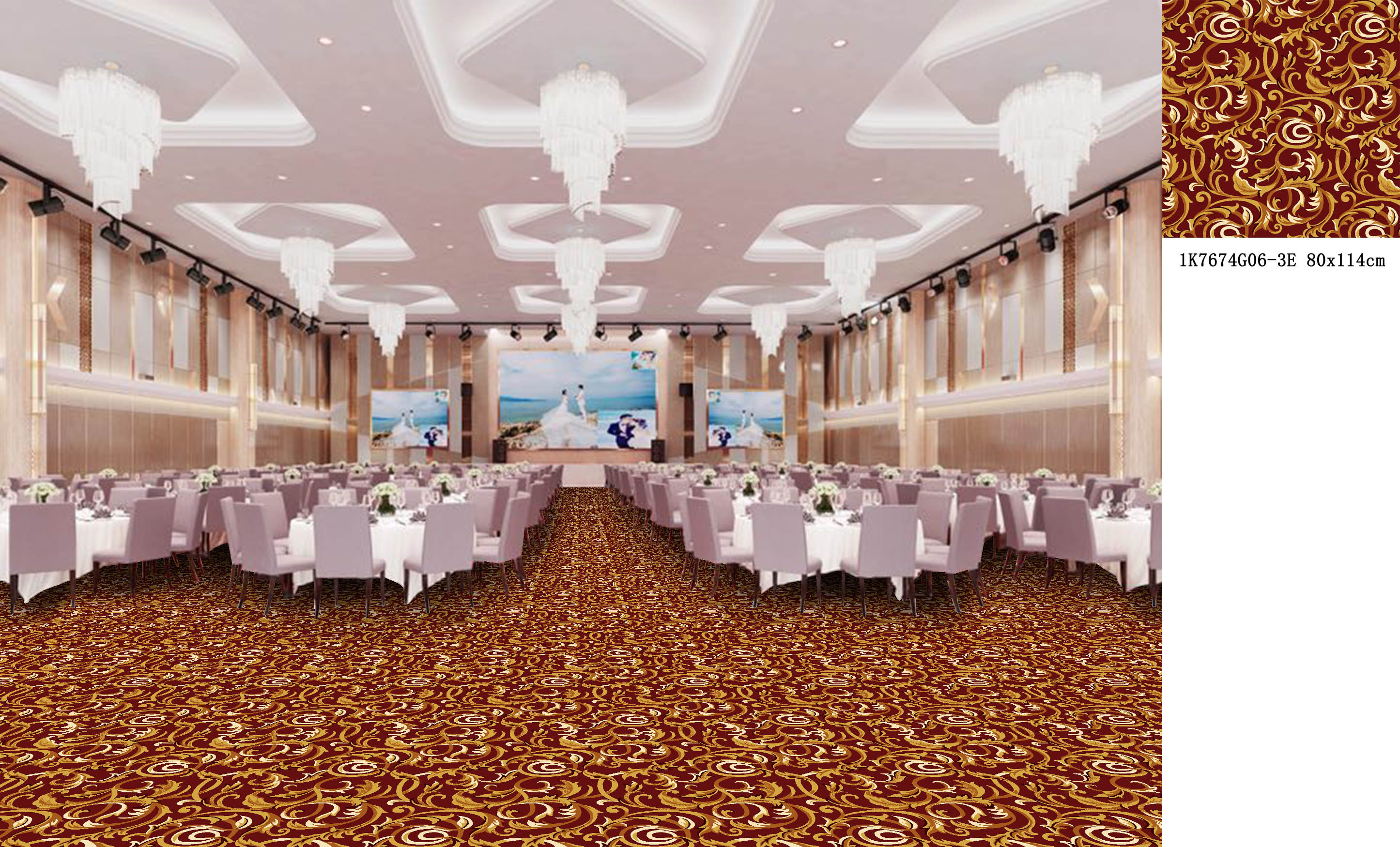 Thảm cuộn hoạ tiết GM-Diamond D