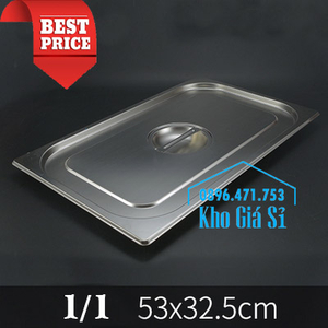 Nắp khay inox GN 1/1 kích thước 53cm x 32.5cm