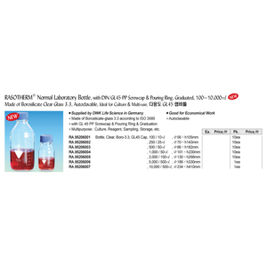 Chai trung tính Pyrex