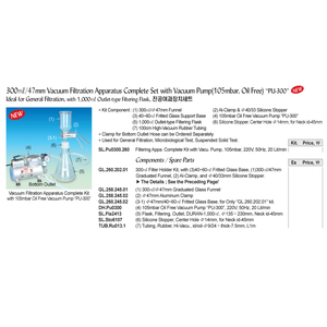 SL.Pu0300.260 BỘ LỌC VI SINH KÈM BƠM CHÂN KHÔNG