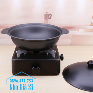 Bếp cồn nầu lẩu màu xám - Bếp cồn gang cao cấp nhà hàng, quán ăn