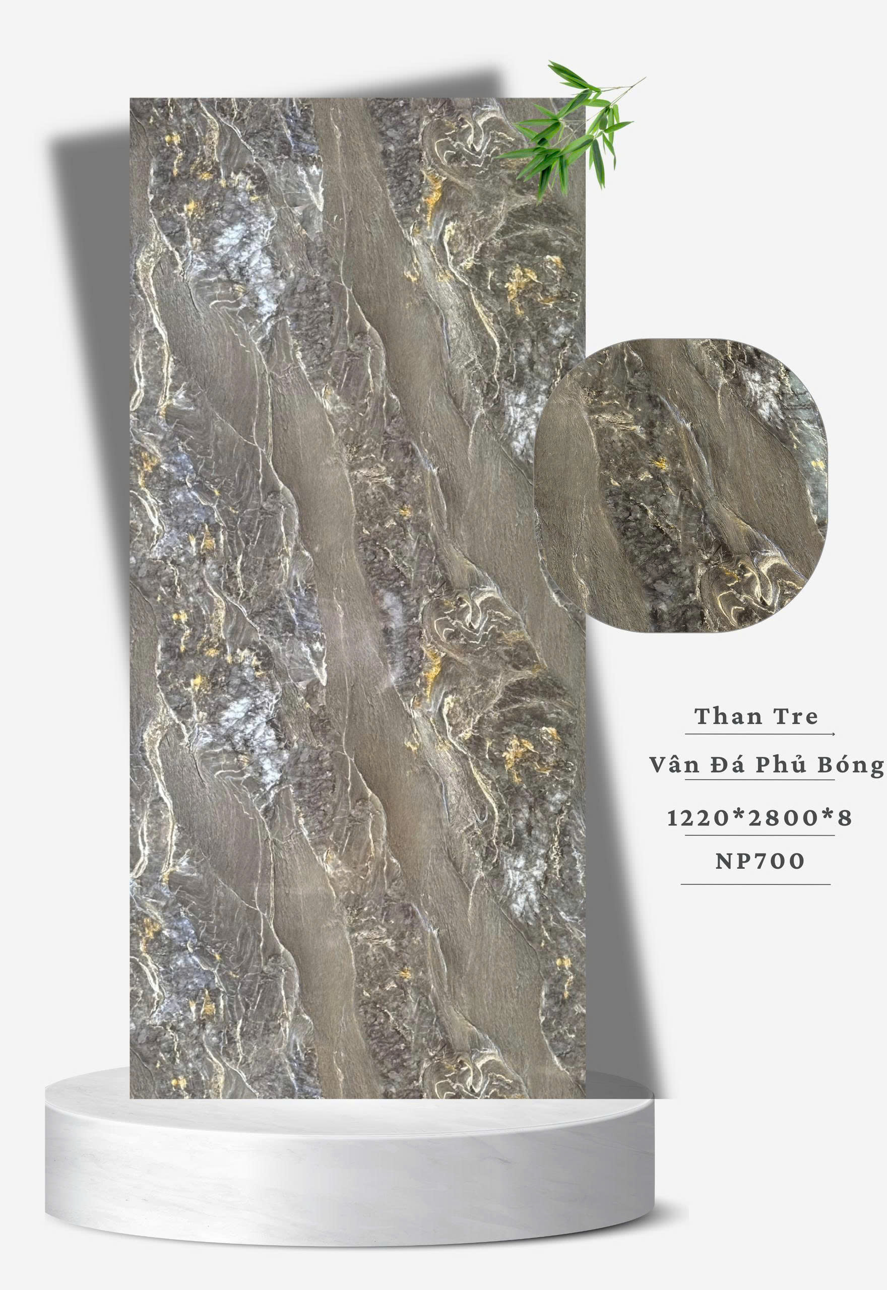 Tấm ốp sợi than tre NP VÂN ĐÁ CẨM THẠCH BÌNH DÂN TẠI HCM