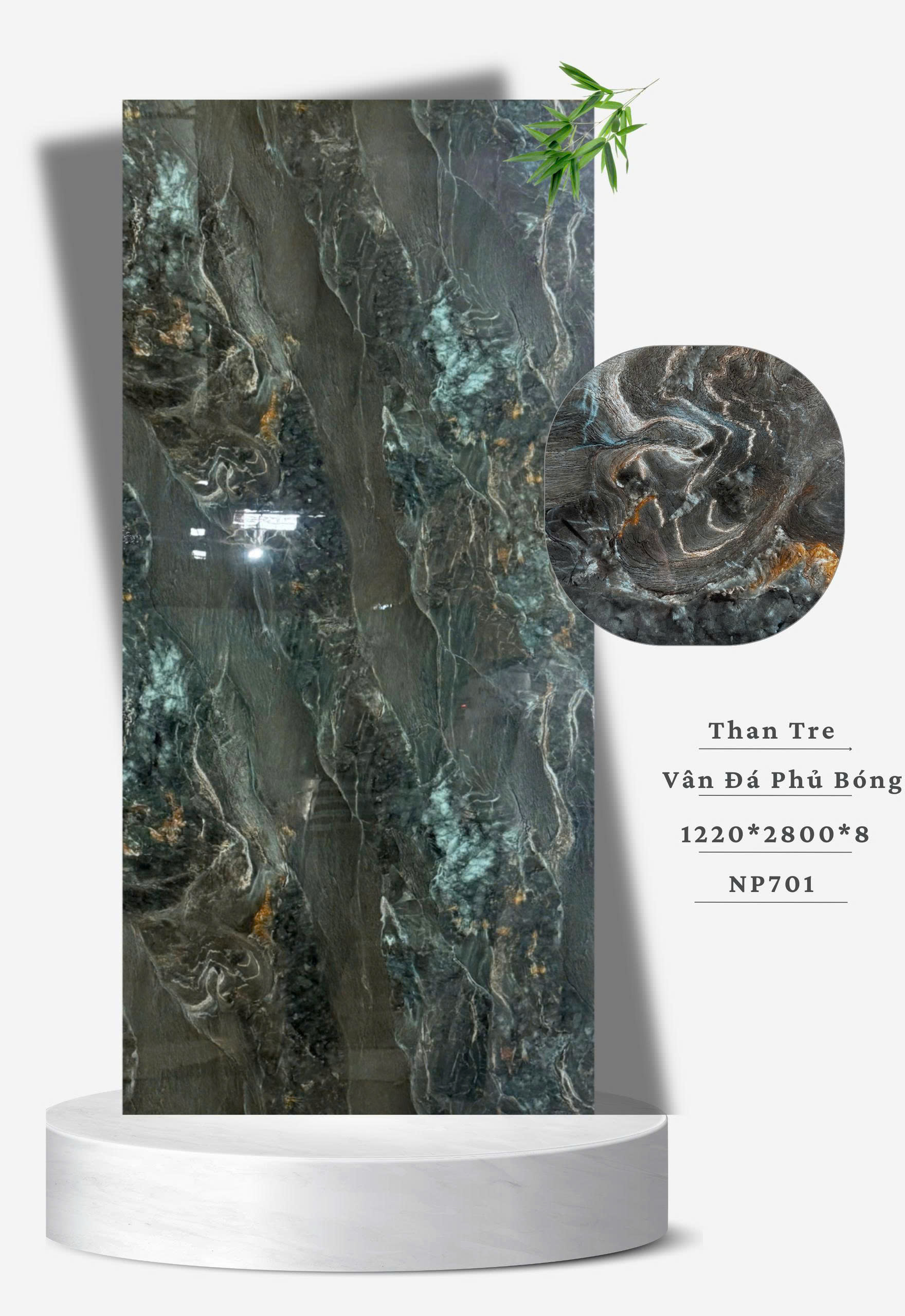 Tấm ốp sợi than tre NP VÂN ĐÁ CẨM THẠCH BÌNH DÂN TẠI HCM