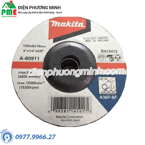 Đá mài mềm cho kim loại Makita B-18253 (100mm)
