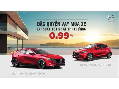 ĐẶC QUYỀN LÃI SUẤT – SỞ HỮU XE MAZDA CHỈ TỪ 96 TRIỆU ĐỒNG