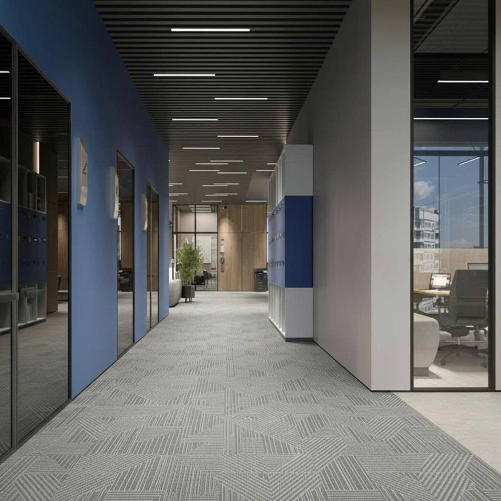 Thảm trải sàn cuộn hoạ tiết sợi vòng TLO-VENA V04 HNM