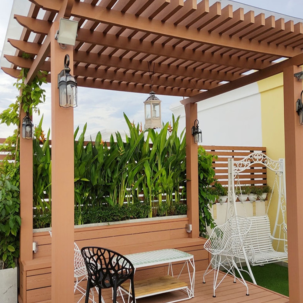 Cột gỗ nhựa phủ ASA LW-C70H40