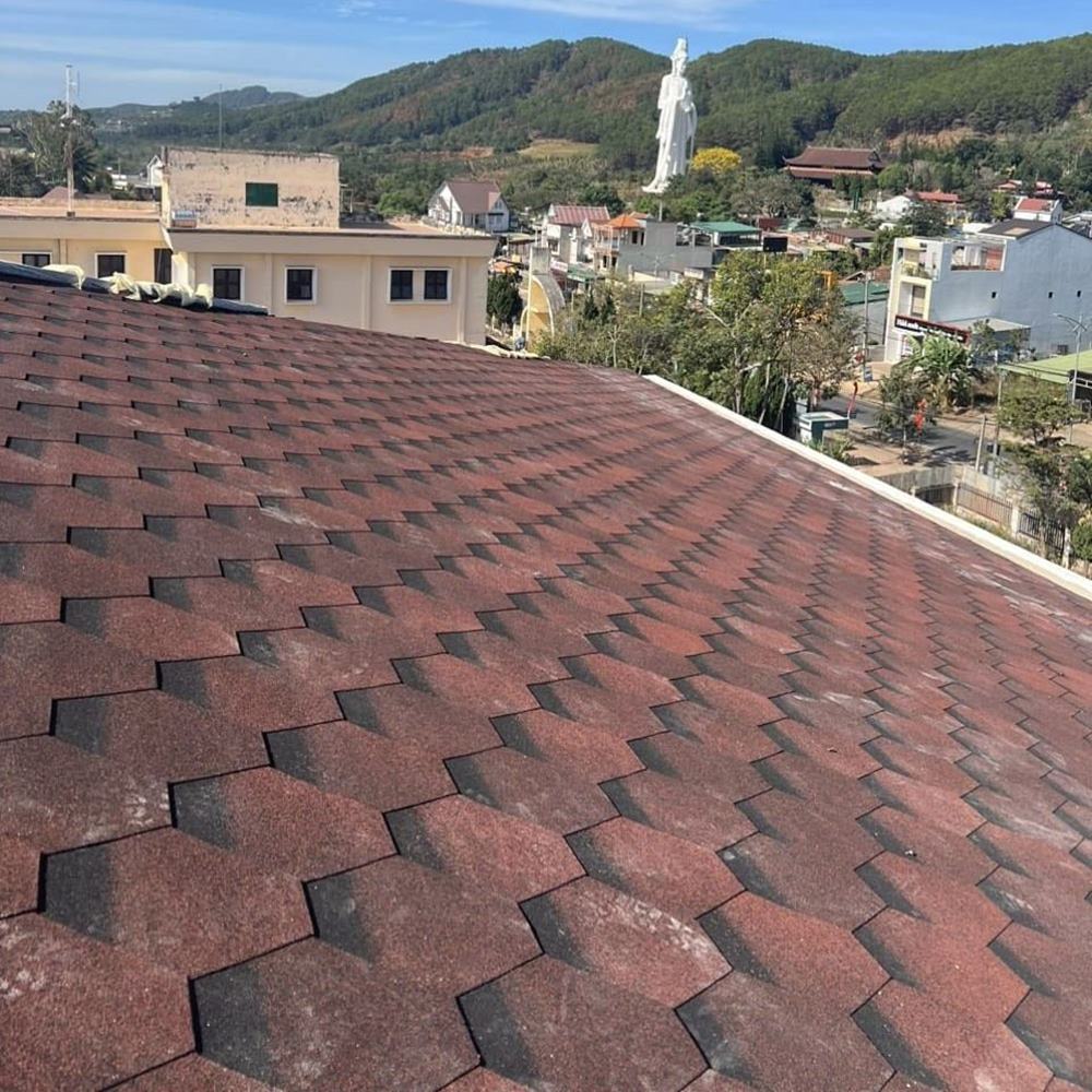 Ngói lợp bitum phủ đá dạng tổ ong HP001-BITUM-BINH DƯƠNG