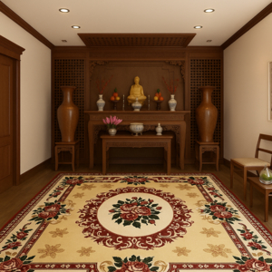 Thảm trang trí phòng thờ tân cổ điển CLASSIC CK222 HMO