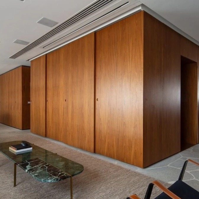 Tấm vách ngăn nhựa giả gỗ 2 mặt HT-DIVID HNO