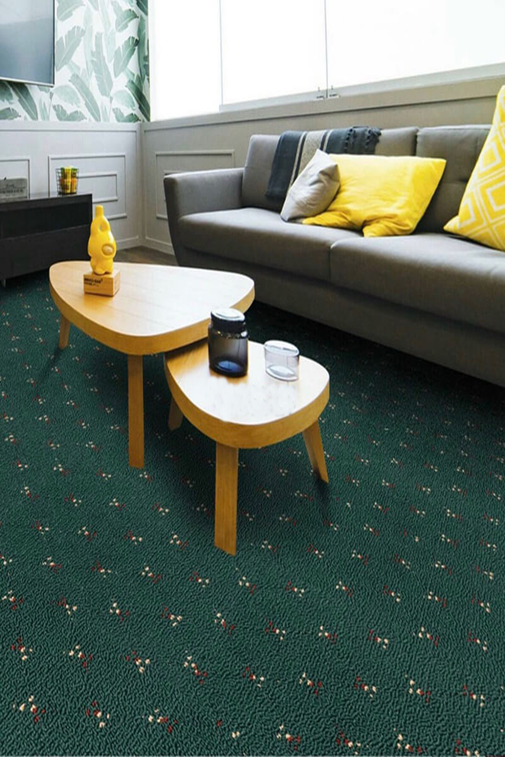 Thảm trải sàn cuộn hoạ tiết sợi vòng Polypropylene HCO-MILANO HNO