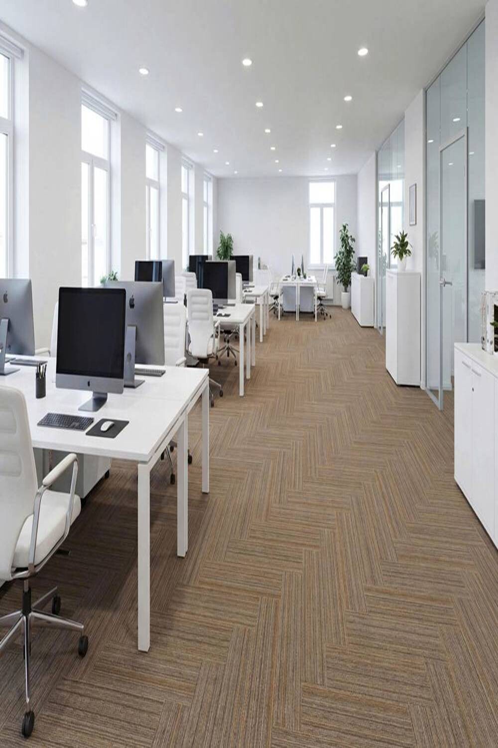 Thảm trải sàn gạch đế PVC KT 25cmx100cm HLO-LENKA HNO
