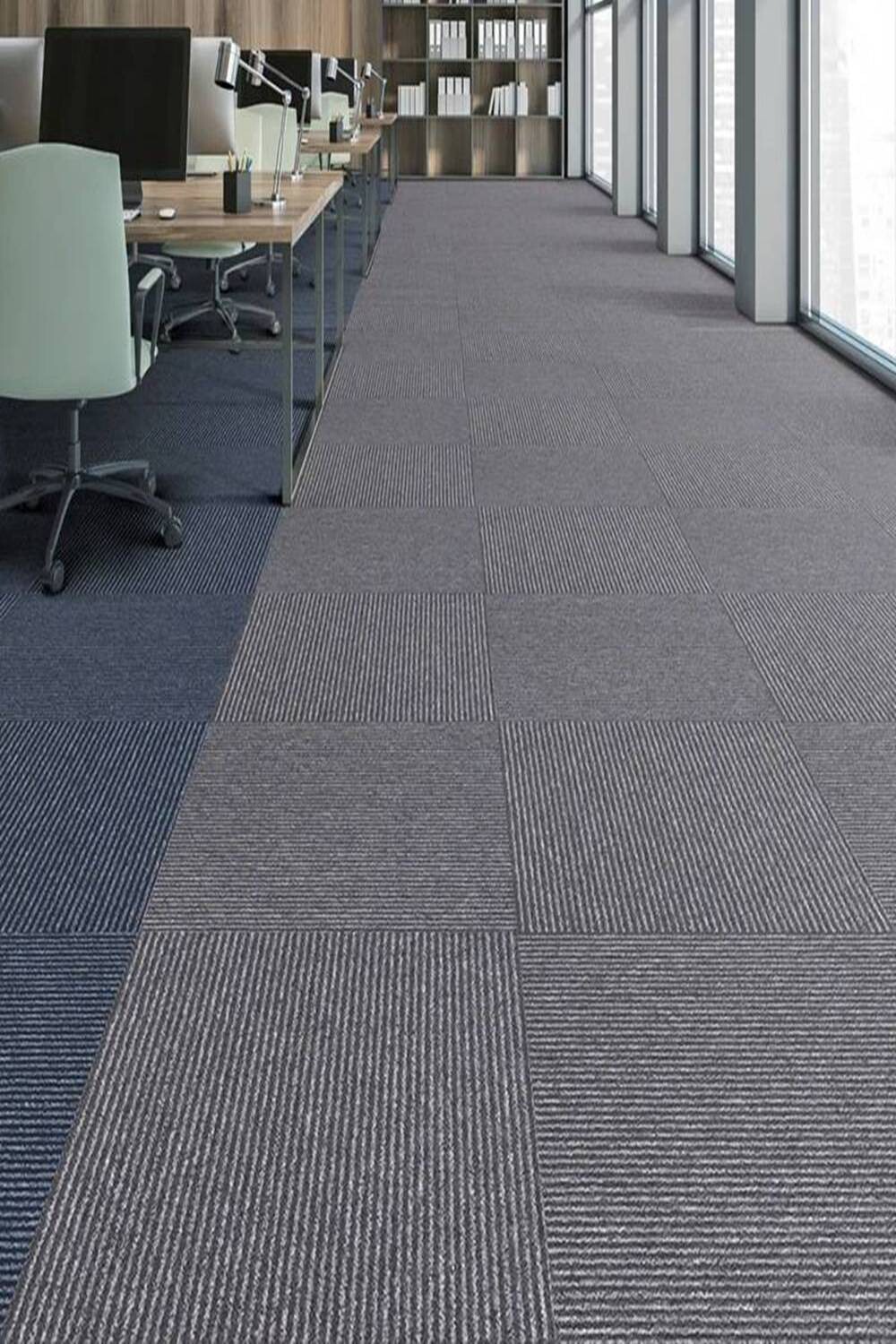 Thảm gạch tấm vuông KT 50cmx50cm sợi PP CQ-DKD82 HNO