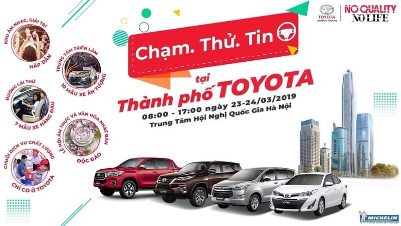 Chương trình khuyến mãi xe Toyota