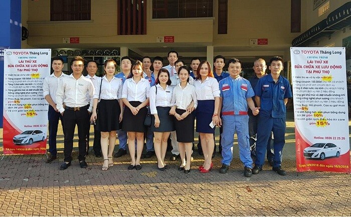 tư vấn bán hàng toyota thăng long
