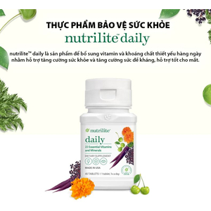 Nutrilite Daily vitamin hàng ngày- Người lớn ( mẫu mới 45 viên)