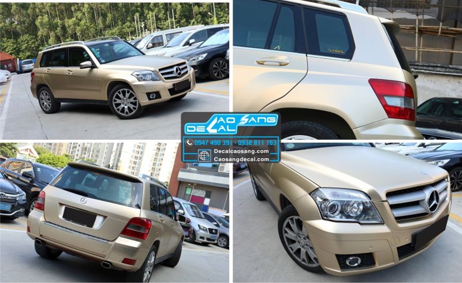 Dán đổi màu xe hơi decal nhôm mờ cao cấp, chất lượng tốt nhất