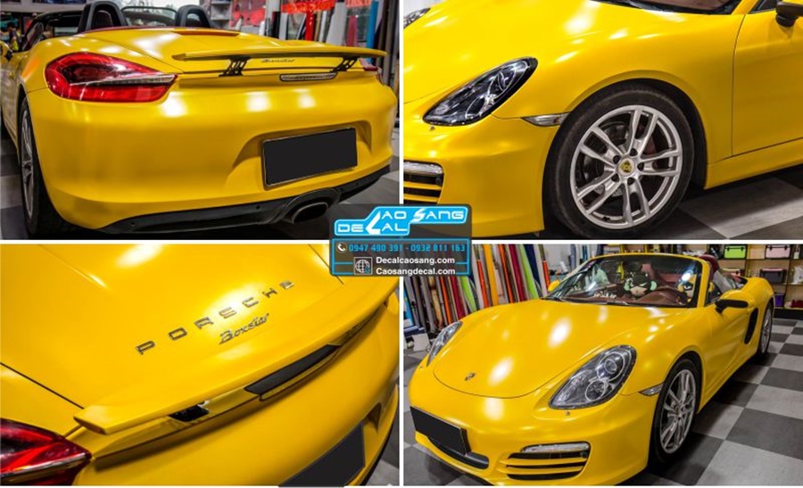 Dán đổi màu xe hơi decal nhôm mờ cao cấp, chất lượng tốt nhất