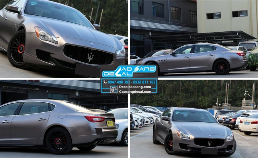 Dán đổi màu xe hơi decal nhôm mờ cao cấp, chất lượng tốt nhất
