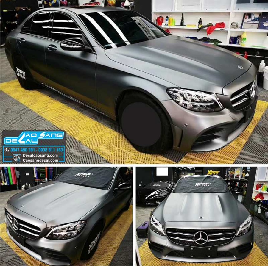 Dán đổi màu xe hơi decal nhôm mờ cao cấp, chất lượng tốt nhất