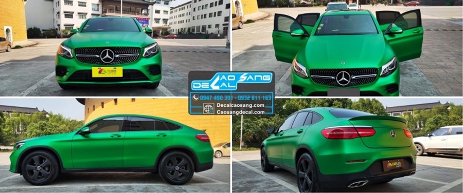 Dán đổi màu xe hơi decal nhôm mờ cao cấp, chất lượng tốt nhất