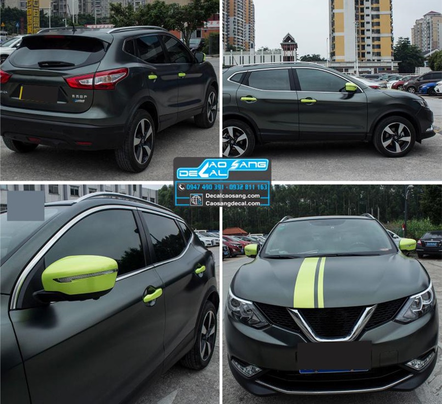 Dán đổi màu xe hơi decal nhôm mờ cao cấp, chất lượng tốt nhất