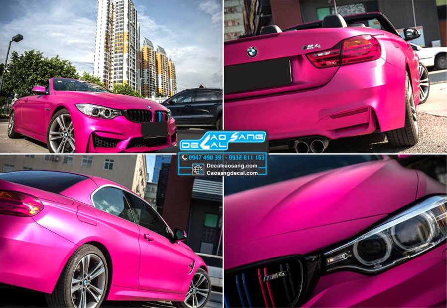 Dán decal đổi màu xe ô tô rất tiện lợi