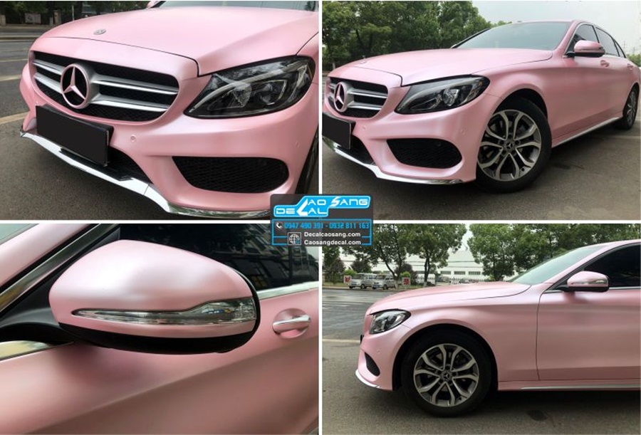Dán đổi màu xe hơi decal nhôm mờ cao cấp, chất lượng tốt nhất