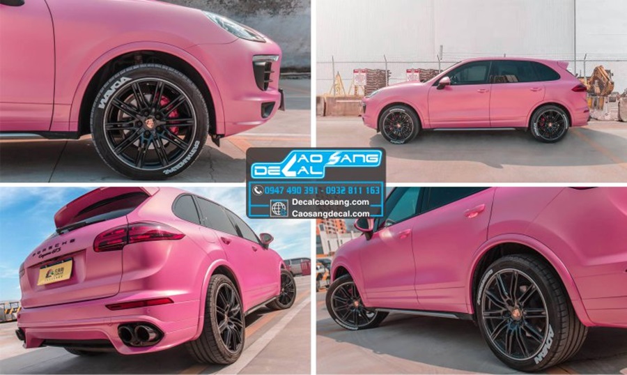 Dán đổi màu xe hơi decal nhôm mờ cao cấp, chất lượng tốt nhất