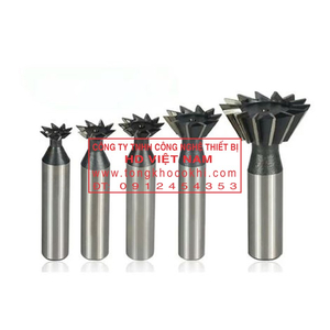 Dao phay dao cắt rãnh mang cá, rãnh đuôi én dovetail HSS, góc 45 - 55 - 60 độ