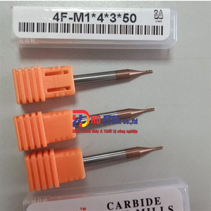 Dao phay ngón 4 me cắt hợp kim cứng đường kính 1-4mm