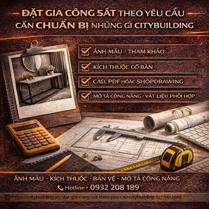ĐẶT GIA CÔNG SẮT THEO YÊU CẦU CẦN CHUẨN BỊ NHỮNG GÌ CITYBUILDING
