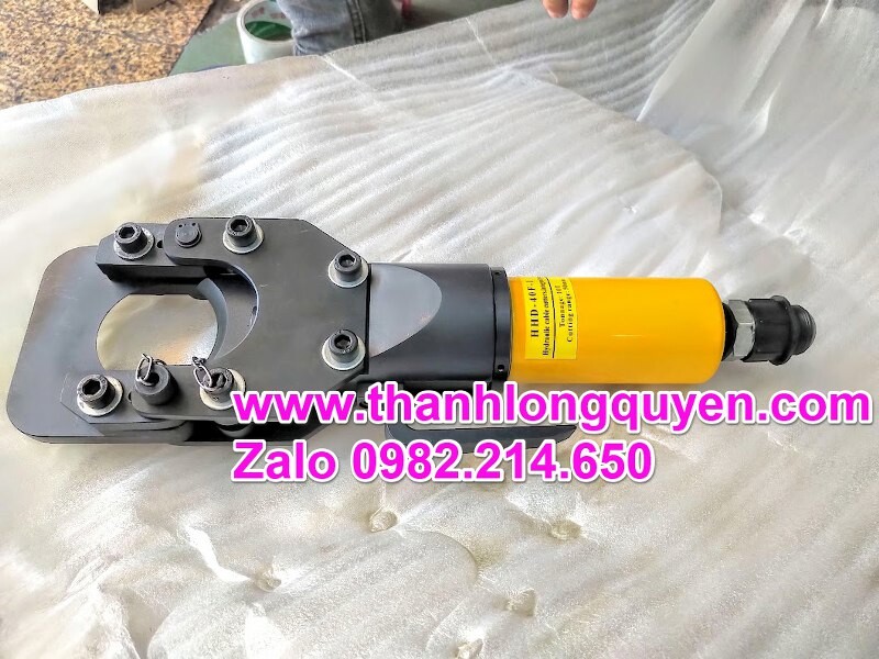 Đầu cắt cáp thủy lực hhd-40f-1 cắp cáp 50mm lực 10 tấn