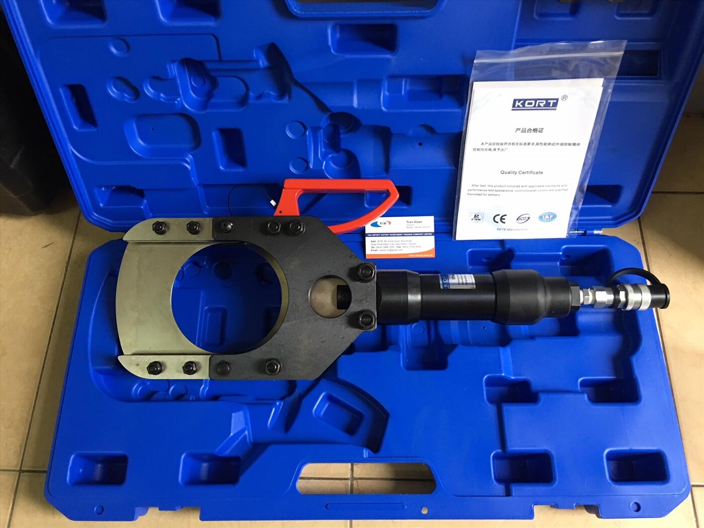 Đầu cắt cáp thủy lực KORT P-132