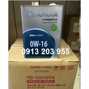 Dầu động cơ cho xe ô tô TOYOTA 0W-16
