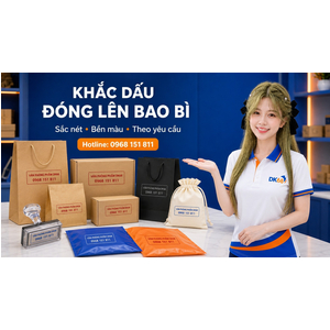 Dấu Đóng Tên Lên Bao Bì- mọi chất liệu -Rõ nét- bền màu