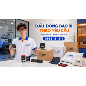 Dấu Đóng Tên Lên Bao Bì- mọi chất liệu -Rõ nét- bền màu