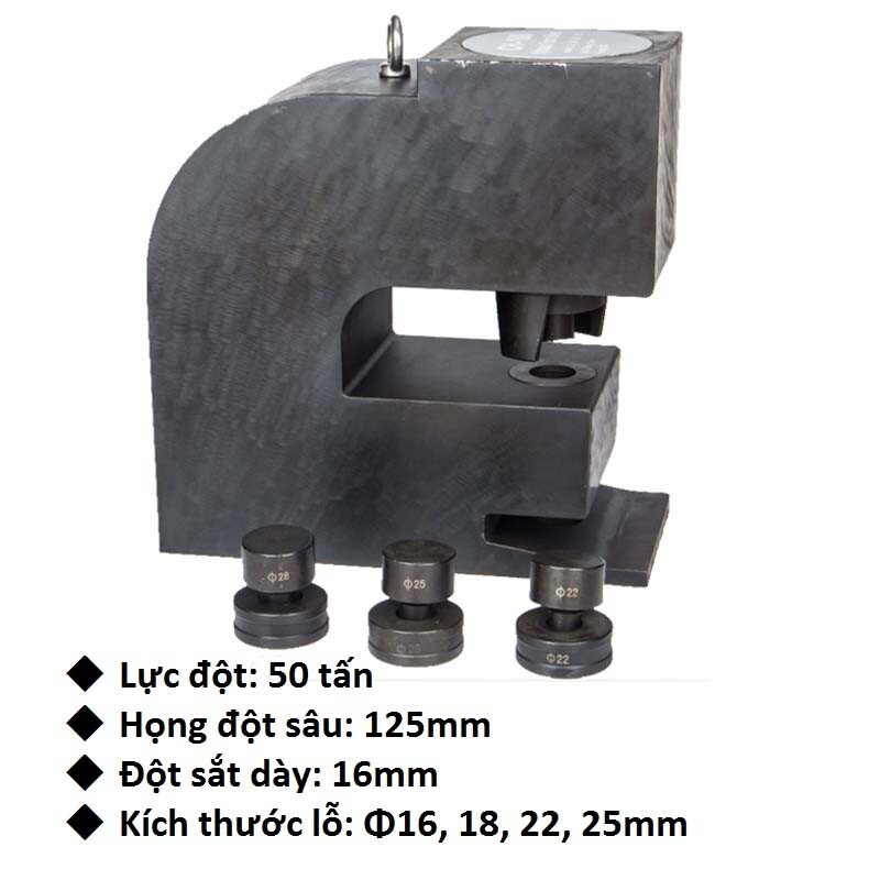 Đầu đột sắt thép thủy lực CH-80 B