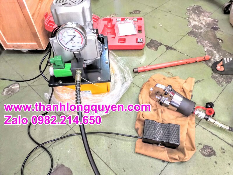 đầu ép cos thủy lực modern co-400b co-400h và bơm điện thủy lực đạp chân