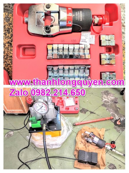 đầu ép cos thủy lực modern co-400b co-400h và bơm điện thủy lực đạp chân