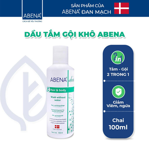 Dầu gội tắm khô Abena Đan Mạch