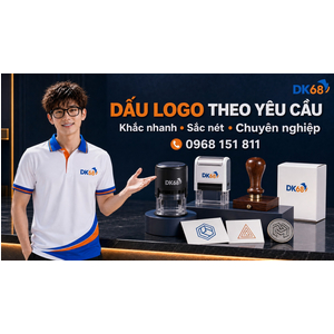 Dấu logo theo yêu cầu -nhanh chóng, sắc nét, bền màu